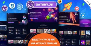 NFT ArtStar - React Gatsby.js NFT Marketplace Template
