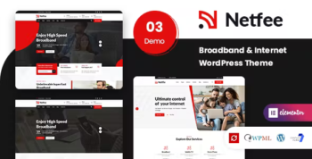 Netfee - Broadband & Internet WordPress Theme