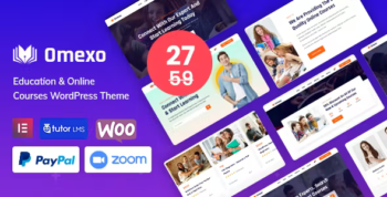 Omexo - Education & Online Courses WordPress Theme