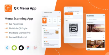 QR Menu - Flutter 3.x App with Laravel Backend