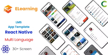 React Native LMS App Template - Course App Template React Native - Udemy Clone React Native