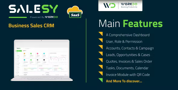 Salesy SaaS - Business Sales CRM