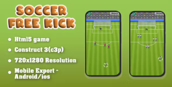 Soccer Free Kick(HTML5 Game + Construct 3)