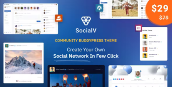 SocialV - Social Network and Community BuddyPress Theme