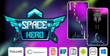 Space Hero - HTML5 Game (Construct3)