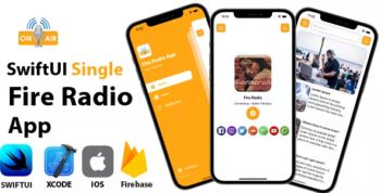 SwiftUI Single Fire Radio App - Full iOS Application