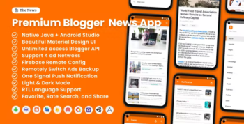The News - Premium Blogger News App ( Android & Flutter )