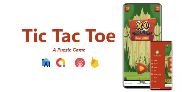 Tic Tac Toe - A Puzzle Game - ADMOB, FIREBASE, ONESIGNAL