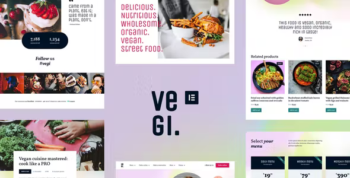 Vegi - Vegan Street Food Restaurant & Takeaway Elementor Template Kit