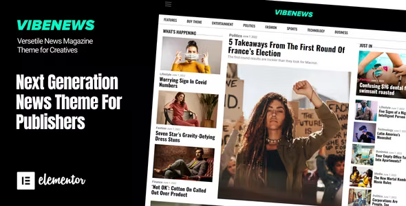 Vibenews - Digital News Magazine Theme