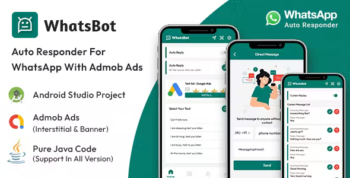 WhatsBot - Auto Responder For WhatsApp With Admob Ads