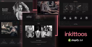 inkittoos - Tattoo Salon Shopify Theme