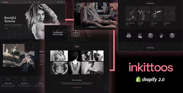 inkittoos - Tattoo Salon Shopify Theme