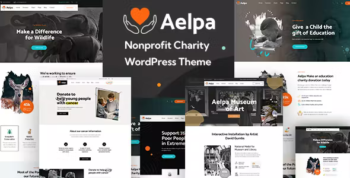 Aelpa - Nonprofit Charity WordPress Theme