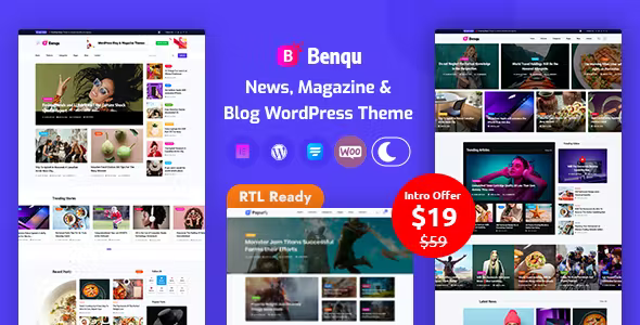 Benqu - News Magazine WordPress Theme