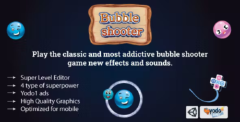 Bubble Shooter Pop Buster Unity Game