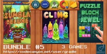 Bundle #5 - 3 Games (Admob + GDPR + Android Studio)