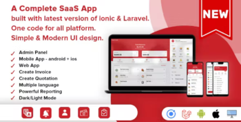 Easy Invoice - A Complete Saas Package for Quick Invoices & Accounting - Android | IOS | Website