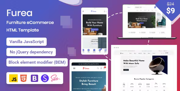 Furea - Furniture eCommerce HTML Template