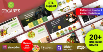 Organek - Agriculture & Organic Food WordPress