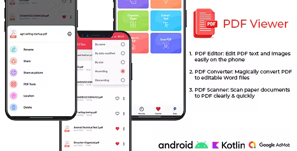 PDF viewer - PDF reader, Image to PDF