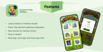 Puzzle for kids - Cartoon