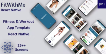 React Native Fitness Workout App Template in React Native - FitWithMe