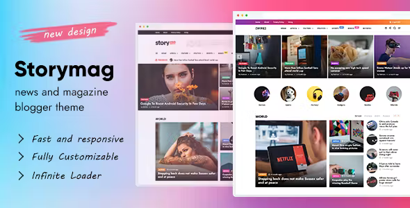Story Mag - News Magazine Blogger Theme