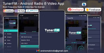 TunerFM - Android Radio & Live TV App (Multi Frequency)