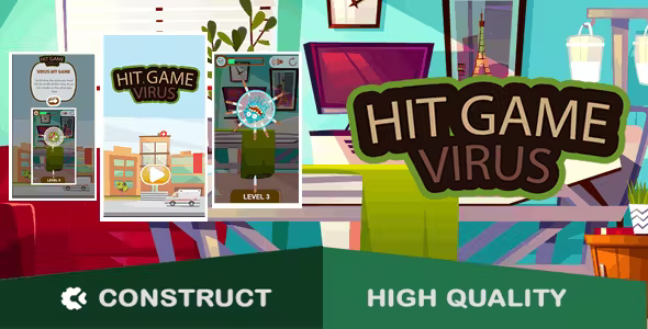 Virus Hit Game - HTML5 Game (capx)