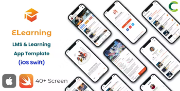 iOS Native LMS App Template - Course App Template iOS Swift - Udemy Clone iOS Swift