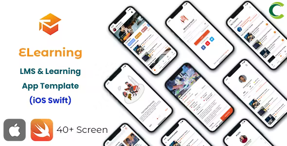 iOS Native LMS App Template - Course App Template iOS Swift - Udemy Clone iOS Swift