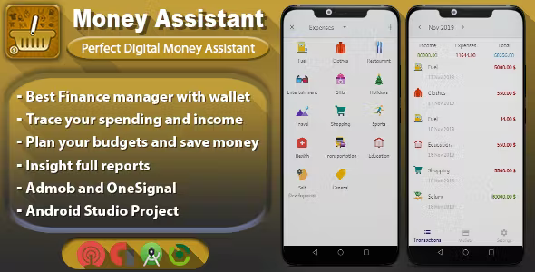 Android Money Assistant - Digital Finance Manager