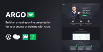 Argo - Training Course WordPress Landing Page Theme