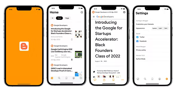 Blogger App & Widget - SwiftUI Full iOS Application