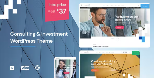 Consultum - Business Consulting & Investments WordPress Theme