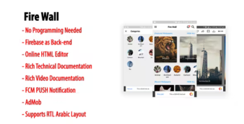 Fire Wall - Native Android HD Wallpaper App with Firebase Back-end