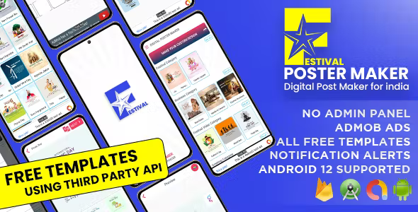 Free Festival Poster Maker Templates, Business Poster Maker, Greeting Post Maker & Videos - No Admin