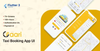 Gaari - Taxi Booking App - Uber Clone UI Template