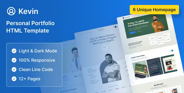 Kevin - Personal Portfolio Template