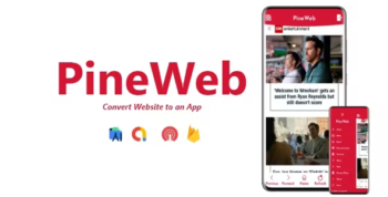 PineWeb - Android WebView App - ADMOB, FIREBASE, ONESIGNAL
