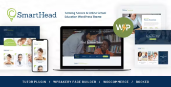 SmartHead - Tutoring Service & Online School Education WordPress Theme