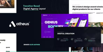 Atheus - Modern Creative Agency WordPress Theme