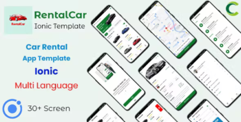Car Rental App Template Ionic 6 - RentalCar