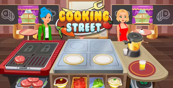 Cooking Street - HTML5 Game (Construct 3)