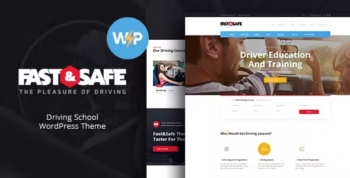 Fast & Safe - Driving School WordPress Theme