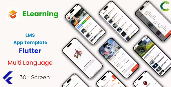 Flutter LMS App Template - Course App Template Flutter - Udemy Clone Flutter