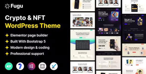 Fugu - NFT & Crypto WordPress Theme