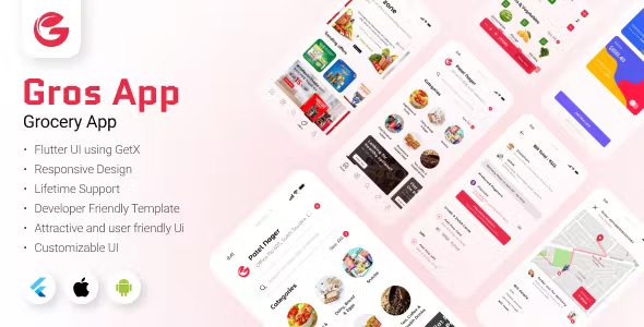 Grocery Ecommerce - Flutter App UI Kit