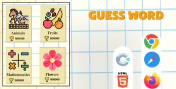 Guess Word Game - HTML5 (Construct3)